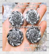 Thanh lý Nút xi bạc hoa khắc