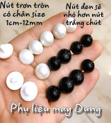 Thanh lý Nút tròn trơn size 10mm-12mm