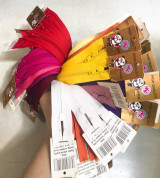 Thanh lý Dây kéo HKK ngắn 18cm: 30 sợi đủ màu