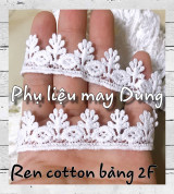 Ren cotton tồn kho viền hoa bảng 2F
