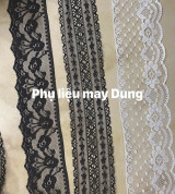 Ren lưới tồn kho thêu hoa mỏng đen