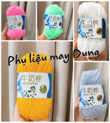 Thanh lý Len sợi mềm MIlk Bò nguyên vẹn 50gr