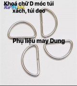 Khoá D tồn kho móc túi xách, túi đeo loại dày