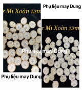 nút sơmi tồn kho xoàn 12mm viền