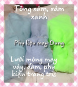 Lưới may đầm, váy, trang trí phụ kiện tồn kho