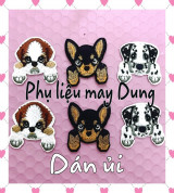 Thanh lý Dán ủi hình con chó nhỏ
