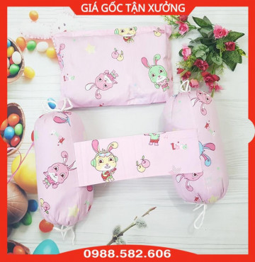 Bộ Chặn Ruột Vỏ Đỗ Cho Bé Có Nhiều Họa Tiết (Giao hàng họa tiết ngẫu nhiên )