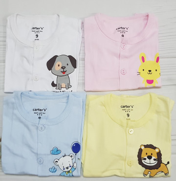 Combo 3 Bộ Quần Áo Carter Màu Dài Tay Cho Bé