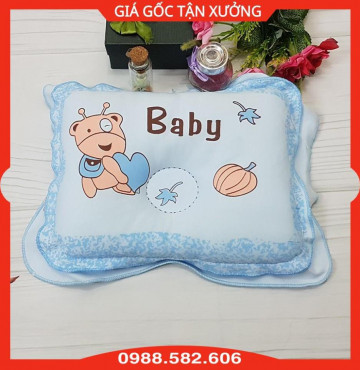 Gối Lõm Chống Méo Đầu Cho Bé Sơ Sinh Kio Kio