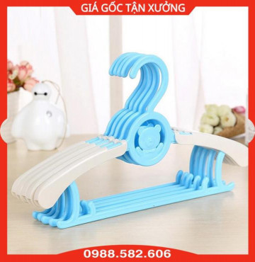[SET 5 CHIẾC] Mắc Treo Quần Áo Hình Gấu Đáng Yêu - Móc Phơi Quần Áo Trẻ Em