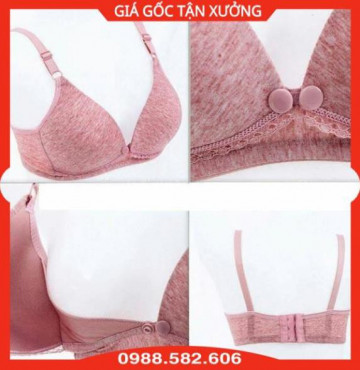 Áo Lót Cúc Giữa Cho Mẹ Bầu Và Sau Sinh - Có Đệm Mỏng