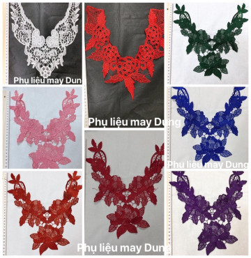 Thanh lý Ren cổ áo thêu hoa