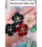 Thanh lý hoa trang trí quần áo đính hạt