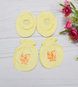Set Bao Tay Bao Chân Chun Sơ Sinh Cho Bé Chất Cotton
