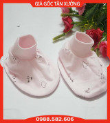 Combo 2 Đôi Bao Tay (2 đôi/túi) + 2 Đôi Bao Chân Miomio Cotton - Mio Việt Nam