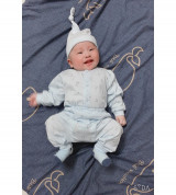 [Mio Cotton] Bộ Quần Áo Dài Tay Miomio Cho Bé Sơ Sinh Chất Cotton Mềm Mại Size 6M, 12M