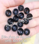 Nút sơmi đen tông kho 2 lỗ nhiều mẫu