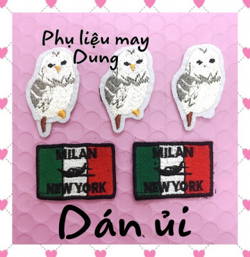 Dán ủi quần áo, phụ kiện túi ví tồn kho