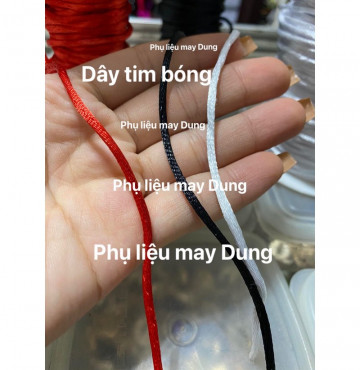 Thanh lý dây tim bóng làm vòng tay/ quần áo