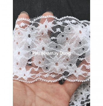Thanh lý ren lưới mỏng bảng 7cm
