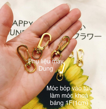 Thanh lý Móc càng cua vàng bảng 1F(1cm)