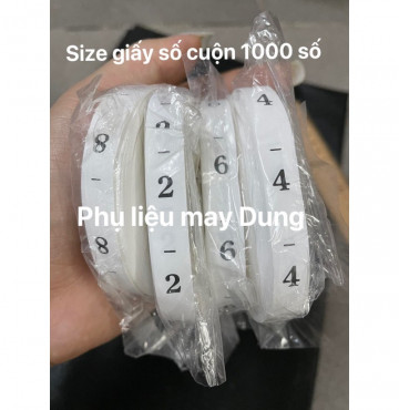 Thanh lý Dây gắn mác số/ dây size giấy 1000 số