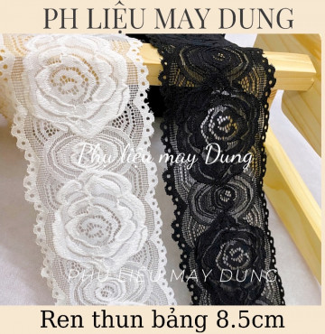 ren thun bông hồng 2 biên tồn kho bảng 8.5cm giá 1(m)