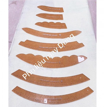 Thước vẽ áo dài bộ 8 cây