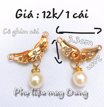 Thanh lý Trâm cài / khoá chữ V gắn cổ áo