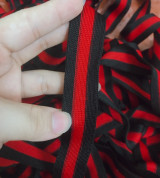 Thanh lý Dây viền đỏ đen 2F5 may viền quần,áo các kiểu