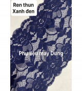 Thanh lý ren thun xanh đen bảng 17cm