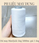 chỉ may cotton Hàn Quốc  tồn kho ống 5000m