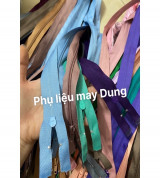 dây kéo răng nhiễn may áo khoác 1 lố 12 sợi tồn kho