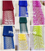 Thanh lý ren lưới thêu mỏng không co dãn
