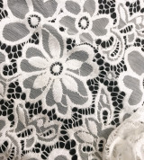 Ren mét trắng loại ren thun tồn kho