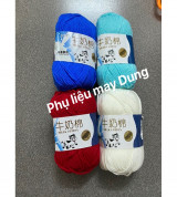 Thanh lý len cotton milk bò cuộn 50gr