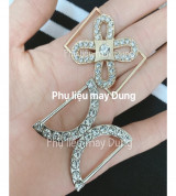 Thanh lý khoá kiểu đính hạt trang trí quần áo