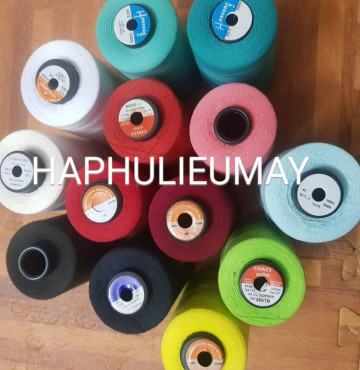 Chỉ may công nghiệp cuộn 5000 mét coast, tuấn hồng, hansung...