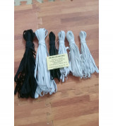 Chun cuộn 10 mét khổ nhỏ 1,5cm ( thun trắng và đen)