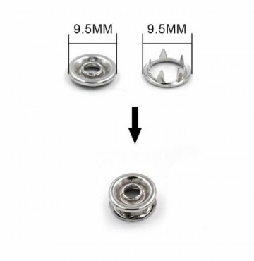 Kìm bấm cúc vành ( tặng 10 cúc )