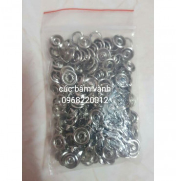 Cúc vành inox ( gói 50 cúc bấm )