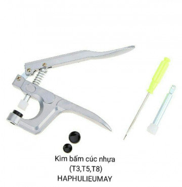 Kìm bấm cúc nhựa (tặng 20 cúc nhựa ) hàng có sẵn