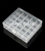Hộp nhựa đựng suốt chỉ ( 25 ngăn)