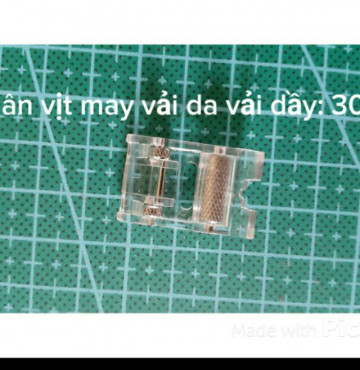 Chân vịt may vải da vải dầy. ( chân vịt có con lăn)