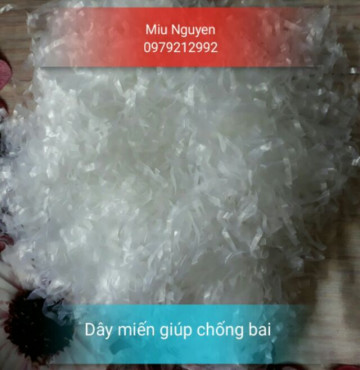 50m Dây miến đen, trắng chống bai dão khi may