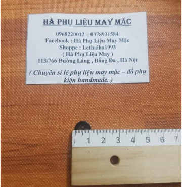 Cúc quần đen gói 20 cúc- size 1cm