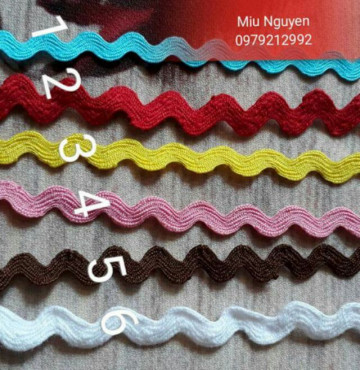 Ren trang trí hình sóng ( cuộn 5m)