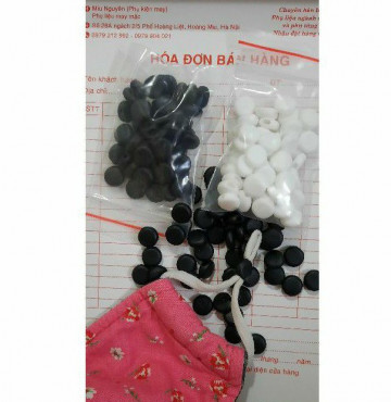 Nút chặn khẩu trang silicon mềm túi 50 hạt
