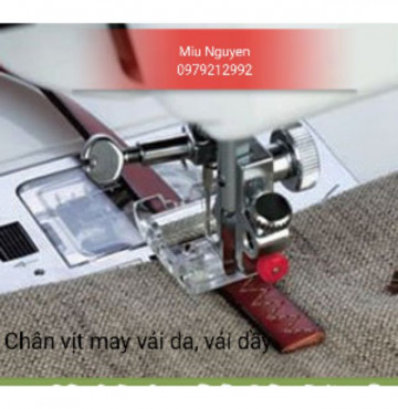 Chân vịt con lăn may vải da, vải dầy