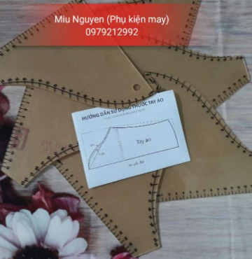Thước cong vẽ tay áo